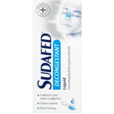 Sudafed Decongestant Liquid 100ml