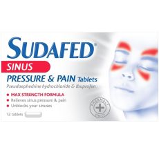 Sudafed Sinus Pressure & Pain Tablets 12s