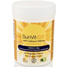 SunVit-D3 with Calcium Chewable Tablets (All Strengths)