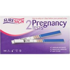 Suresign Pregnancy Test Strips - Twin Pack