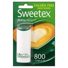 Sweetex Calorie Free Sweetener Tablets 800s
