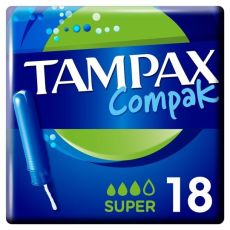 Tampax Compak Super Tampons 18s