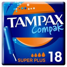 Tampax Compak Super Plus Tampons 18s