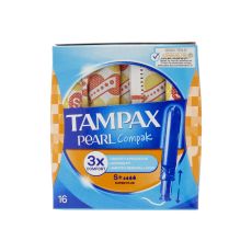 Tampax Compak Pearl Super Plus Tampons 16's
