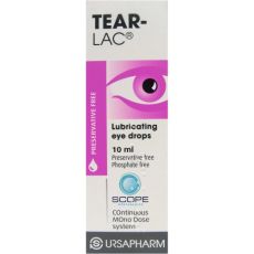 Tear-Lac Lubricating Eye Drops 10ml