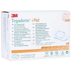 Tegaderm + Pad Film Dressing with Non-Adherent Pad 5cm x 7cm 50s (3582) 