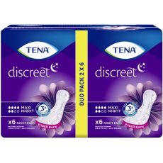 TENA Discreet Protect+ Maxi Night Incontinence Pads Duo Pack 12s