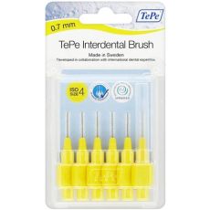 TePe Interdental Brush Yellow 0.7mm 6s