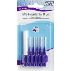 TePe Interdental Brush Purple 1.1mm 6s