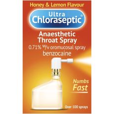 Ultra Chloraseptic Honey & Lemon Flavour Anaesthetic Throat Spray 15ml