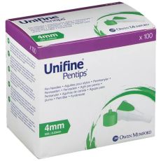 Unifine Pentips 4mm Pen Needles 100s