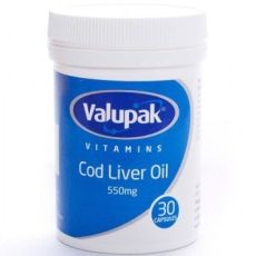 Valupak High Strength Cod Liver Oil Capsules 30s