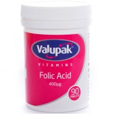 Valupak Folic Acid 400mcg