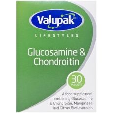 Valupak Glucosamine & Chondroitin Jointcare 500/400mg 30s