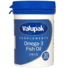 Valupak Omega-3 Fish Oil Capsules 30s