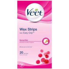 Veet Wax Strips with Easy Grip for Normal Skin 20s