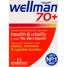 Vitabiotics Wellman 70+ Tablets 30s