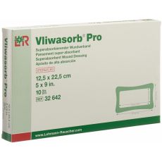 Vliwasorb Pro Superabsorbent Wound Dressing 10s (12.5cm x 22.5cm)