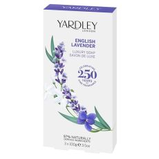 Yardley English Lavender Luxury Soap 3x100g