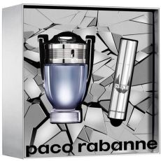 Paco Rabanne Invictus Gift Set 50ml EDT + 10ml EDT Travel Spray