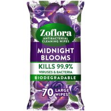 Zoflora Midnight Blooms Multi-Surface Cleaning Wipes 70s