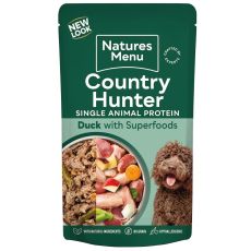 Natures Menu Country Hunter 80% Duck with Superfoods Adult Dog Food - 150g