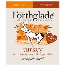 Forthglade Complete Wet Food - Turkey with Brown Rice & Vegetables (395g)