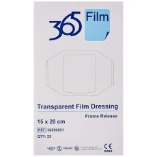 365 Film Transparent Film Dressing 15cm x 20cm 25s (36590051)