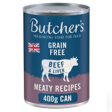 Butcher's Beef & Liver in Jelly Dog Food - 400g