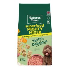 Natures Menu Country Hunter Superfood Mighty Mixer Rolled Oats with Fruit & Vegetables - 1.2kg
