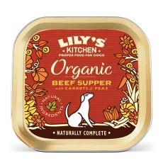 Lily's Kitchen Wet Dog Food - Organic Beef Supper (150g)
