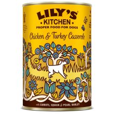 Lily's Kitchen Wet Dog Food - Chicken & Turkey Casserole (400g)