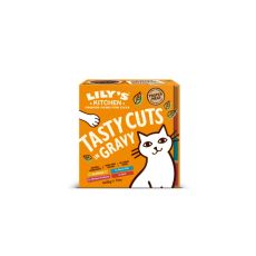 Lily's Kitchen Tasty Cuts in Gravy Wet Cat Food - Variety (8 x 85g)