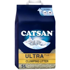 Catsan Ultra Clumping Odour Control Cat Litter - 5 Litre