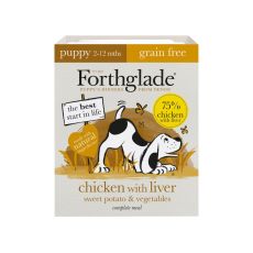 Forthglade Complete Puppy Food - Chicken with Liver (Grain-Free) (395g)