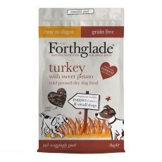 Forthglade Cold Pressed Dry Small Dog Food - Turkey (2kg)