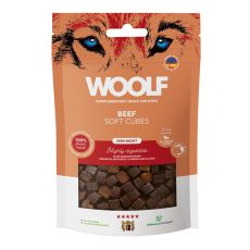 Woolf Soft Cubes Dog Treat - Beef (100g)
