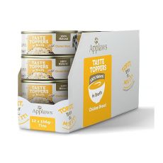 Applaws Taste Toppers Dog Food - Chicken in Broth (12x156g)