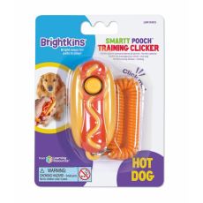 Brightkins Smarty Pooch Training Clicker - Hot Dog