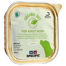 C-Bio-W Organic Wet Food for Dogs - Fish (4x5x150g)