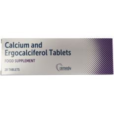 Calcium and Ergocalciferol Tablets 28s