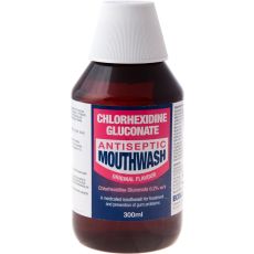 Chlorhexidine 0.2% w/v Antiseptic Mouthwash Aniseed Flavour 300ml