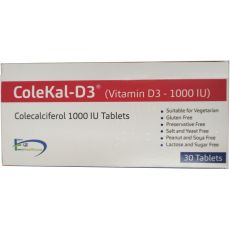 Colekal-D3 1000iu Tablets 30s