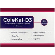 Colekal-D3 20,000iu Capsules 30s