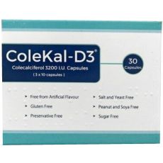 Colekal-D3 3200iu Capsules 30s