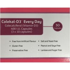 Colekal-D3 Every Day 400iu Capsules 30s