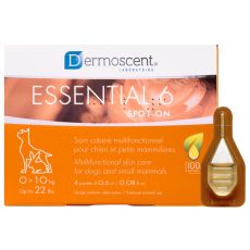 Dermoscent Essential 6 Spot-On Dogs 0-10kg - 4 Pack