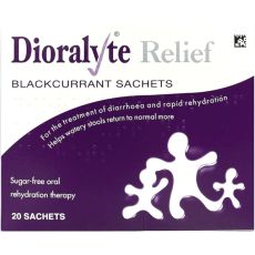 Dioralyte Relief Blackcurrant Sachets 20s 