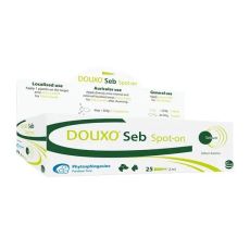 Douxo Seb Spot-On for Dogs & Cats - 2ml Pipettes 25 Pack