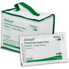 Dressit Aseptic Community Dressing Pack Medium to Large Gloves 10s (908650)